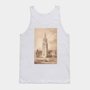 Douvres Church, Normandy by John Sell Cotman Tank Top